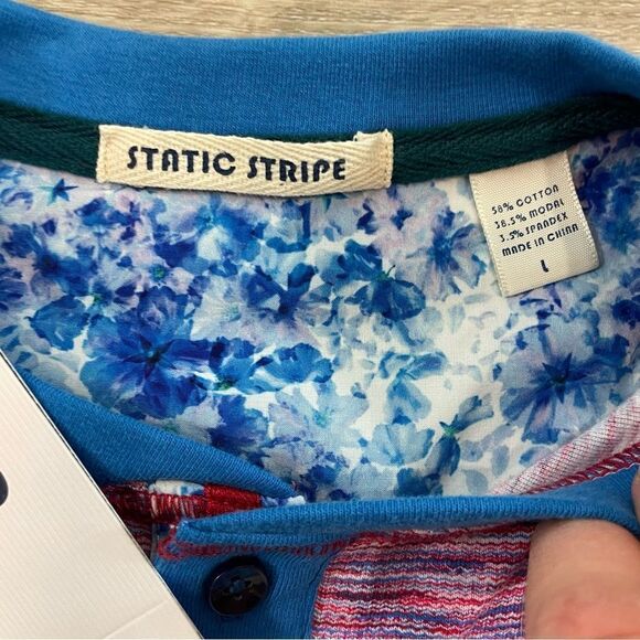 Brookline Brigade Texture Long Sleeve Henley L - Picture 5 of 5